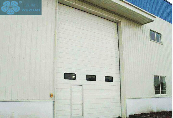 500mm Panel 4000mm Length Industrial Overhead Door For Factory