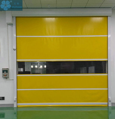                  Automatic PVC Plastic High Speed Rolling Shutter Door for Warehouse with Clear View             