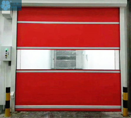                  Automatic PVC Plastic High Speed Rolling Shutter Door for Warehouse with Clear View             