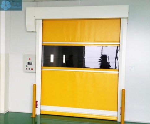                  Automatic PVC Plastic High Speed Rolling Shutter Door for Warehouse with Clear View             
